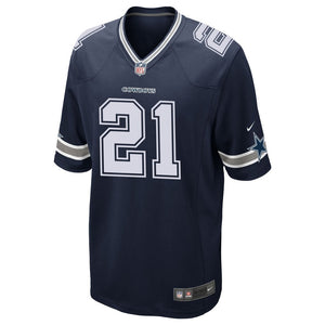 Dallas Cowboys Ezekiel Elliott Navy Jersey 2018 - 2019