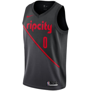 Damian Lillard Portland Trail Blazers Youth Jersey – City Edition – Black 2018/2019