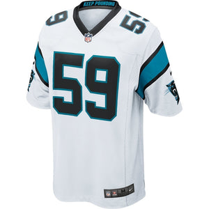 Carolina Panthers Luke Kuechly White Jersey 2018 - 2019