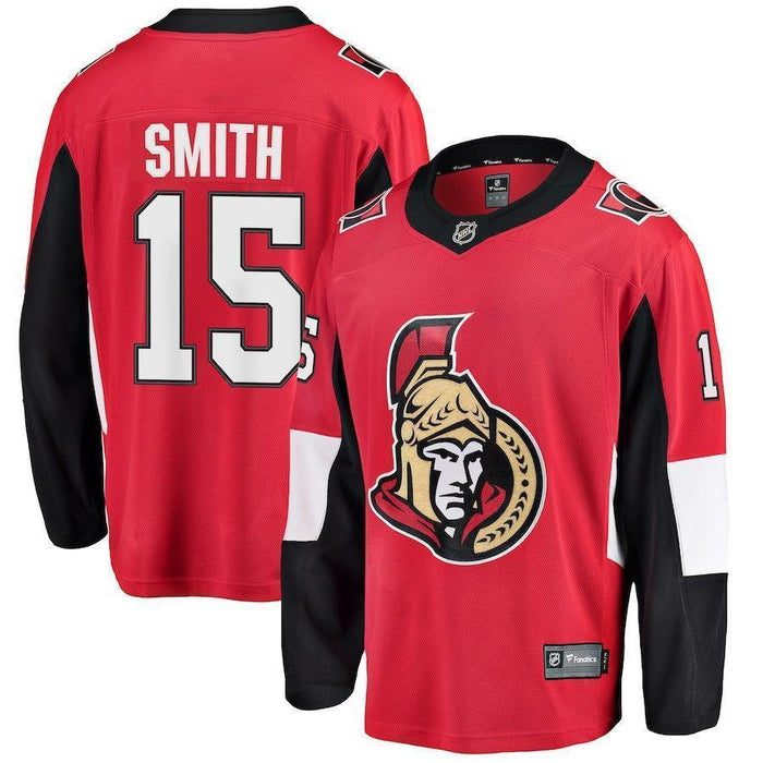 Zack Smith Ottawa Senators Player Swingman Jersey