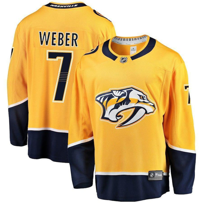 Yannick Weber Nashville Predators Player Swingman Jersey